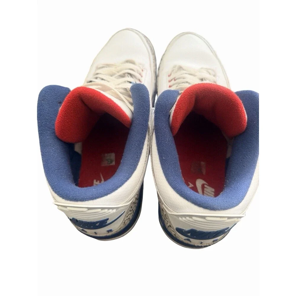 Air Jordan 3 True Blue 2016 Size 13 Used Rare Retro Authentic White Leather MJ